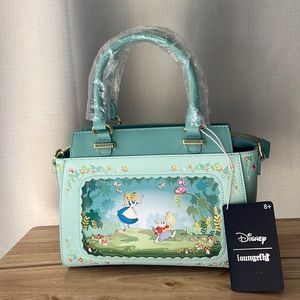 Alice in Wonderland Disney BoxLunch Loungefly Handbag Purse